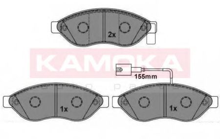 Тормозные колодки KAMOKA JQ101100