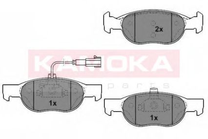 Тормозные колодки KAMOKA JQ1012080