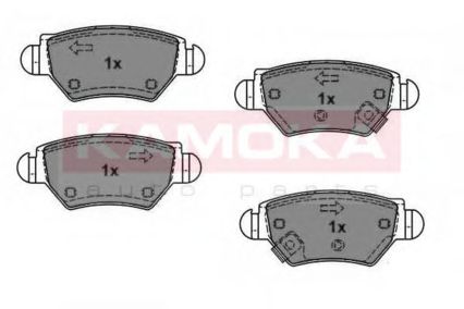 Тормозные колодки KAMOKA JQ1012588
