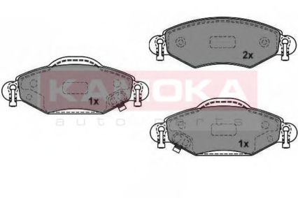 Тормозные колодки KAMOKA JQ1013026