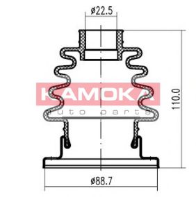 Пыльник шруса KAMOKA 1148010