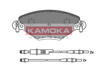 Тормозные колодки KAMOKA JQ1012822
