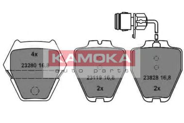 Тормозные колодки KAMOKA JQ1013420