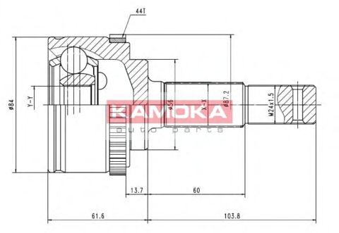 ШРУС с пыльником KAMOKA 7081