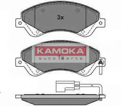 Тормозные колодки KAMOKA JQ1013858
