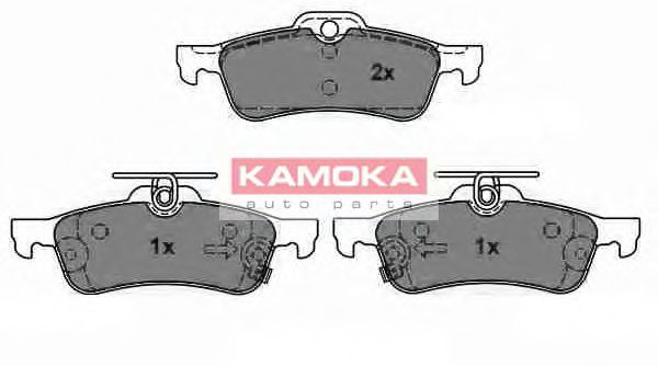 Тормозные колодки KAMOKA JQ1018082