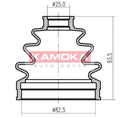 Пыльник шруса KAMOKA 1146002
