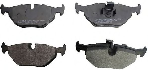 Тормозные колодки DENCKERMANN B110071
