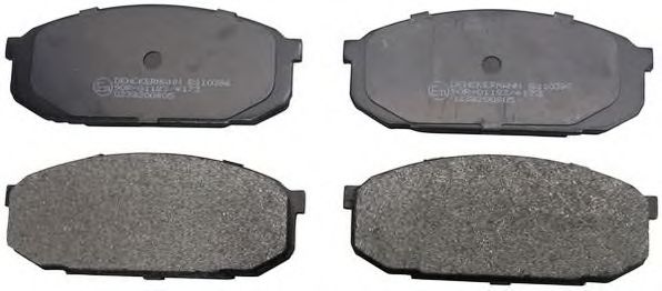 Тормозные колодки DENCKERMANN B110396