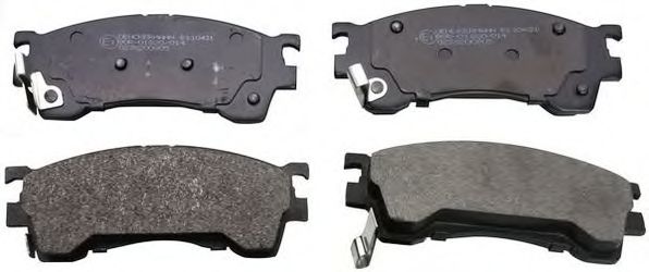 Тормозные колодки DENCKERMANN B110431