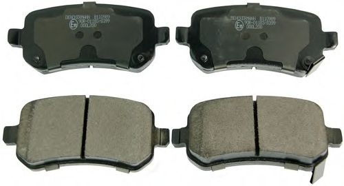 Тормозные колодки DENCKERMANN B110989