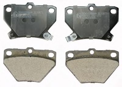 Тормозные колодки DENCKERMANN B110871