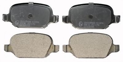 Тормозные колодки DENCKERMANN B110896