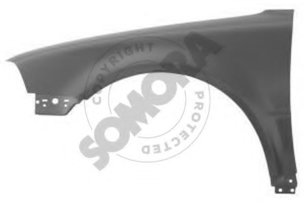 Крыло переднее somora 352302A