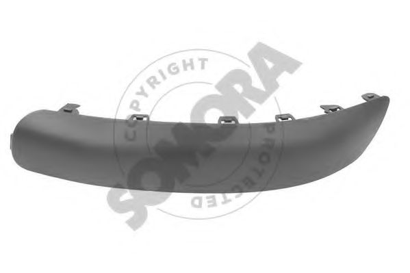 Накладка бампера CITROEN/PEUGEOT 7452Q0 Накладка бампера CITROEN/PEUGEOT 7452Q0