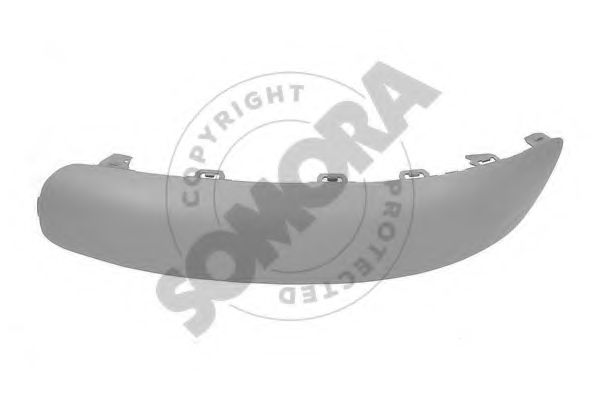 Накладка бампера CITROEN/PEUGEOT 7452Q1 Накладка бампера CITROEN/PEUGEOT 7452Q1