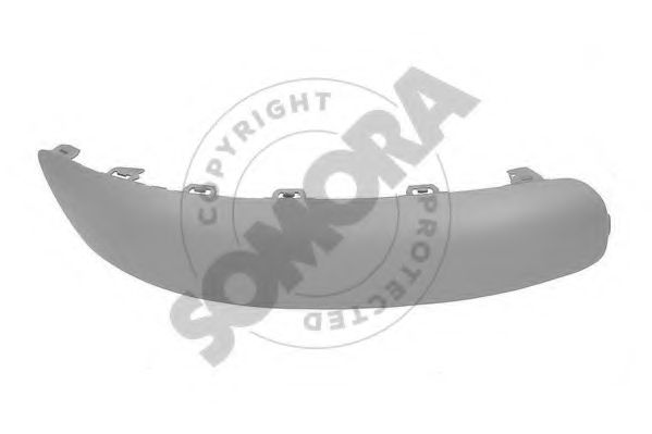 Накладка бампера CITROEN/PEUGEOT 7452P9 Накладка бампера CITROEN/PEUGEOT 7452P9