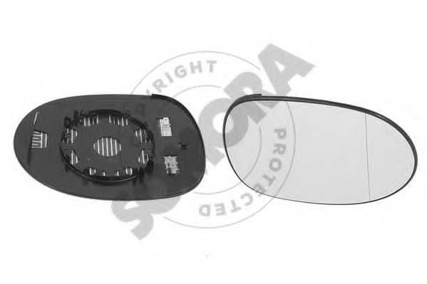 Стекло наружного зеркала Honda/Acura 76203SMGE31 Стекло наружного зеркала Honda/Acura 76203SMGE31