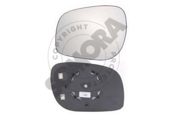 Стекло наружного зеркала LAND ROVER CRD100910
