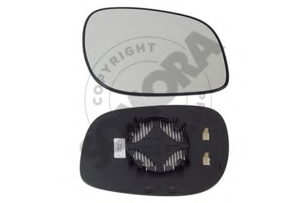 Стекло наружного зеркала LAND ROVER CRD101151