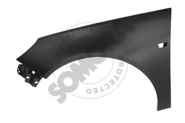 Крыло переднее OPEL 13277520