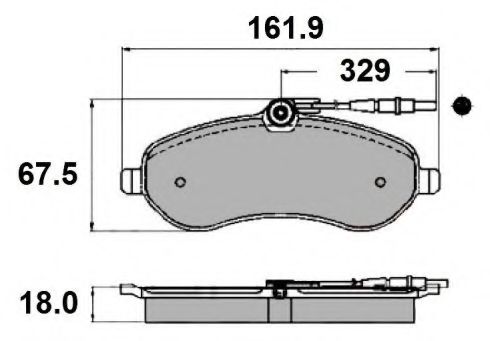 Тормозные колодки NATIONAL NP2115