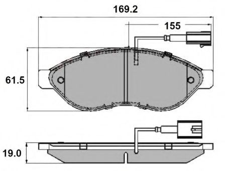 Тормозные колодки NATIONAL NP2285