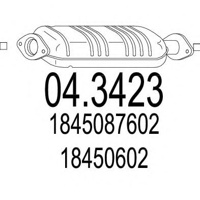 Катализатор mts 04.3423