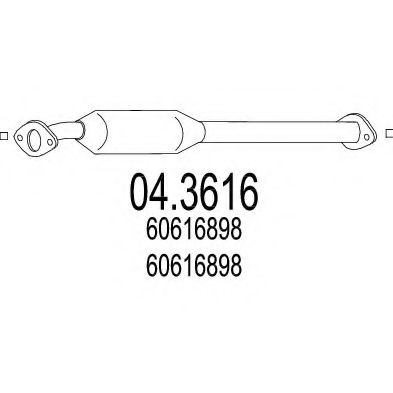 Катализатор mts 04.3616