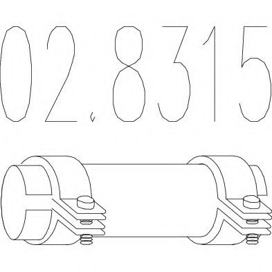 Хомут соединительный MTS 02.8315
