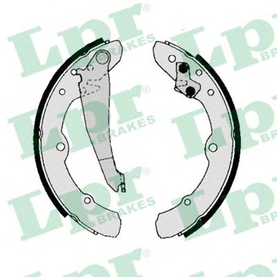 Тормозные колодки барабанные LPR 00150