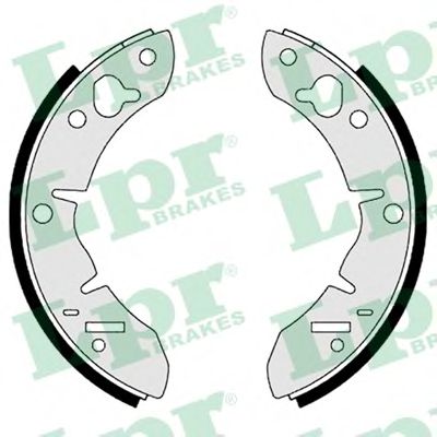 Тормозные колодки барабанные LPR 00560