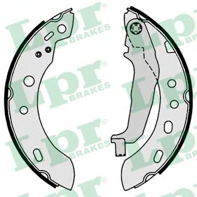 Тормозные колодки барабанные LPR 01002