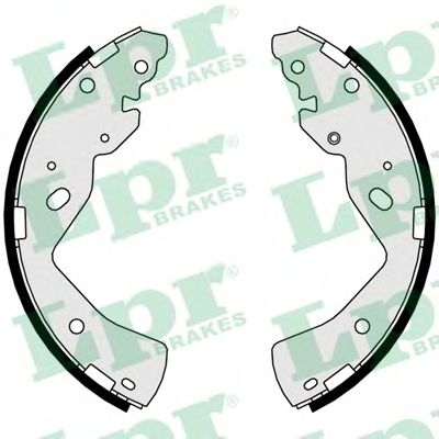 Тормозные колодки барабанные LPR 01019