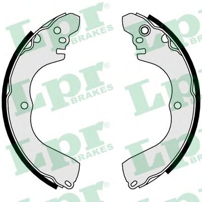 Тормозные колодки барабанные LPR 01026