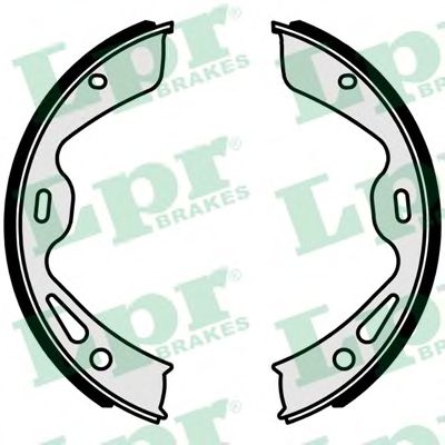 Тормозные колодки барабанные LPR 01042