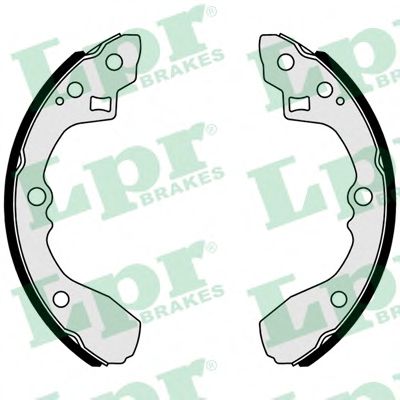 Тормозные колодки барабанные LPR 01054