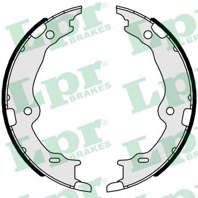 Тормозные колодки барабанные LPR 01067