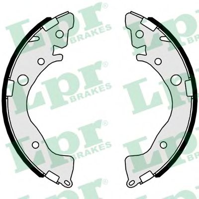 Тормозные колодки барабанные LPR 01079