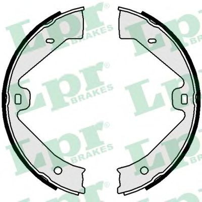 Тормозные колодки барабанные LPR 01085
