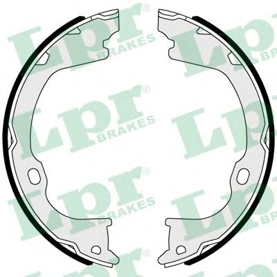Тормозные колодки барабанные LPR 01102