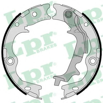 Тормозные колодки барабанные LPR 01116