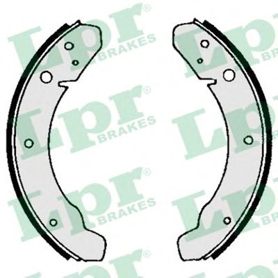 Тормозные колодки барабанные LPR 03890