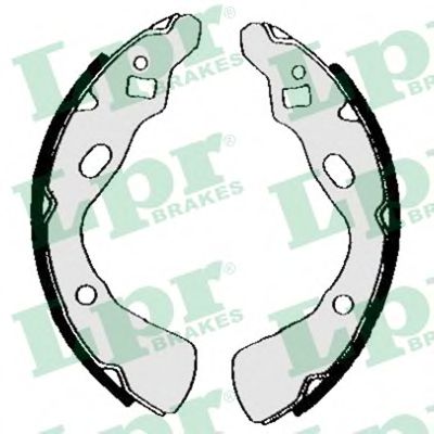 Тормозные колодки барабанные LPR 05680