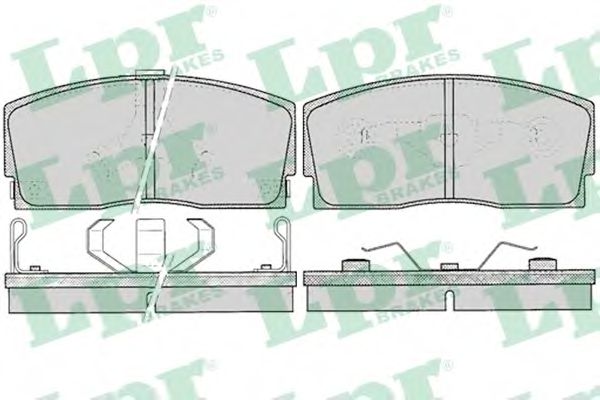 Тормозные колодки LPR 05P055
