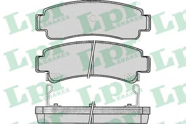 Тормозные колодки LPR 05P088