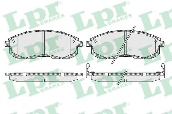 Тормозные колодки LPR 05P090