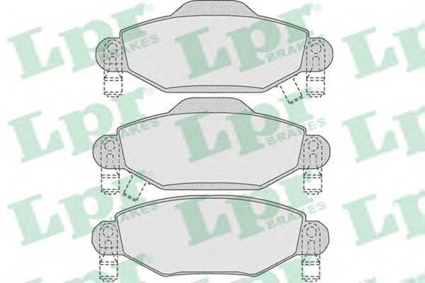 Тормозные колодки LPR 05P1001
