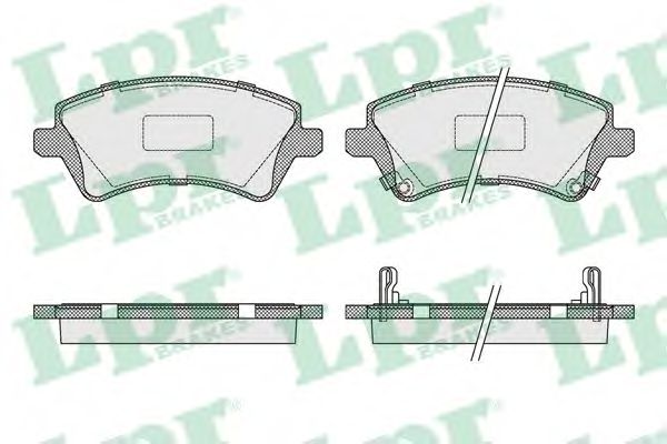 Тормозные колодки LPR 05P1002