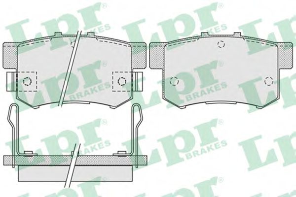 Тормозные колодки LPR 05P1014